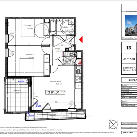  Annonces BRON : Appartement | SAINT-PRIEST (69800) | 61 m2 | 295 900 € 