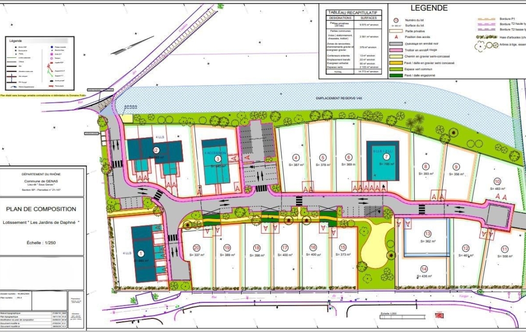 Annonces BRON : Terrain | GENAS (69740) | 0 m2 | 240 000 € 